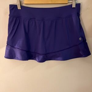 Lija Purple Athletic Skort L